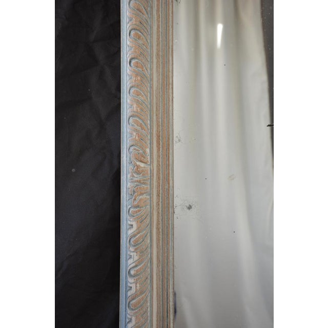 Tall Antique Oak Pier Mirror, 1880s For Sale - Image 6 of 7