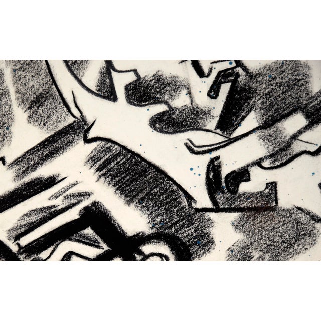1950s Mid Century Modern East Bay III Abstracted Landscape by Erle Loran For Sale - Image 5 of 5