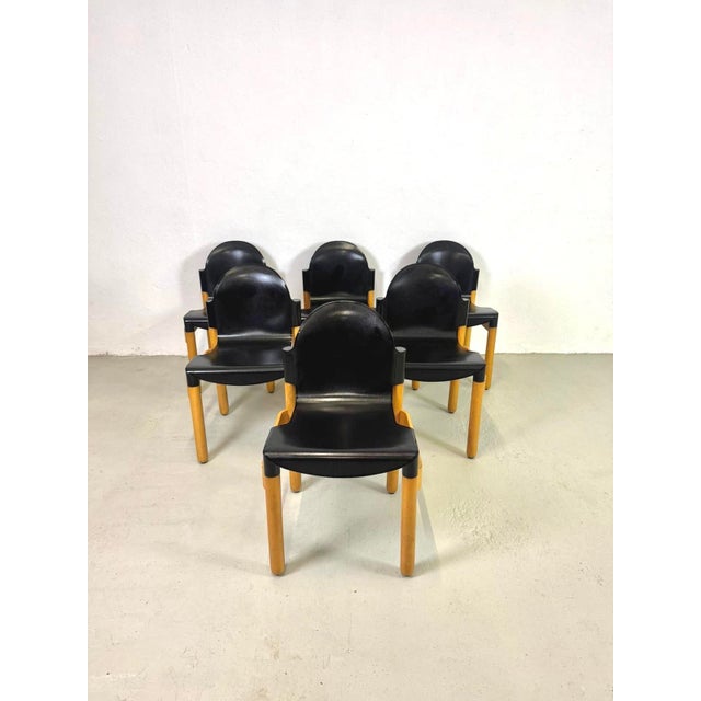 1970s Chairs by Gerd Lange for Kartell, 1970s, Set of 6 For Sale - Image 5 of 7