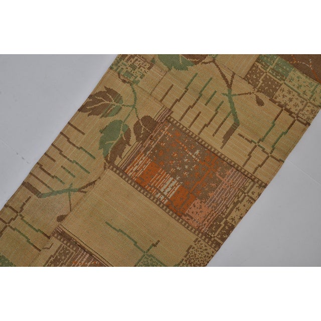 Textile Oushak Vintage Handmade Runner Rug For Sale - Image 7 of 9