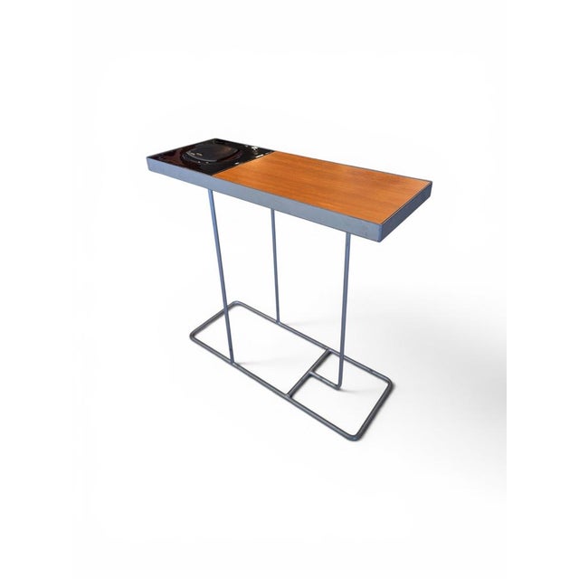 Black Vintage Console Side Table in Teak and Ceramic by Robin Day for Habitat, 1964 For Sale - Image 8 of 8