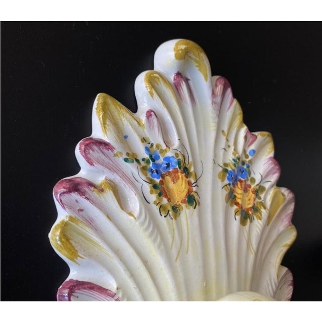 Vintage Italian Ceramic Sconces, 1960s, Set of 2 For Sale - Image 9 of 11