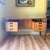 Mid Century Danish Desk A real beauty with six drawers (one has a working lock) and a floating writing surface. The back...