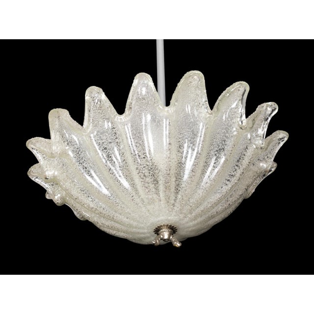 Art Deco Plafond Ceiling Lamp in Murano Style Glass, 1920s For Sale - Image 4 of 5
