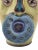 Blue Anthropomorphic Glazed Ceramic Vase from C.A.S. Vietri, Italy, 1950s For Sale - Image 8 of 11