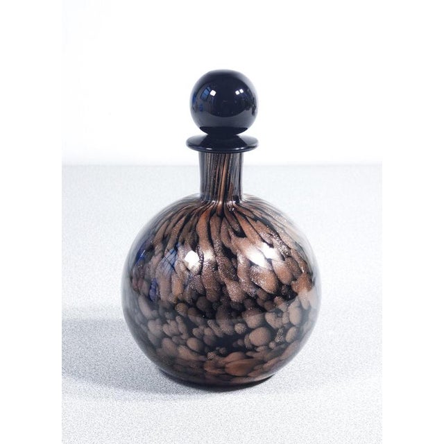 Blown Glass Bottles by Carlo Moretti, Set of 2 For Sale - Image 3 of 18
