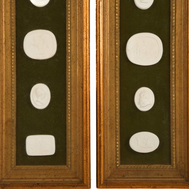 Framed Pair of Mid 20th Century Military Medallions For Sale - Image 4 of 16