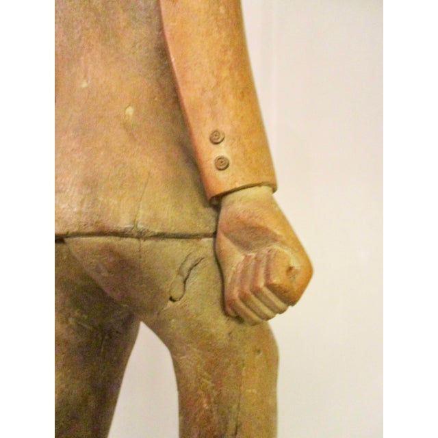 Late 19th Century Turkish Merchant Cigar Store Trade Sign Folk Art Carving For Sale - Image 5 of 7