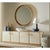 Beige Organic Modern Entertainment Console For Sale - Image 8 of 11
