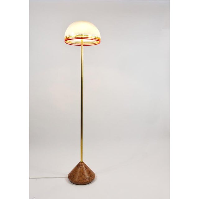 A rare and spectacular floor lamp from the 1970s. This iconic piece was designed in 1975 by roberto pamio and renato toso...