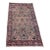 Vintage Persian Kerman Lavar Area Rug, Handwoven Floral Pattern, Ivory & Blue, 3’ X 5’ For Sale