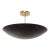 Large Alta Dome Perforated Dome Chandelier in Black For Sale