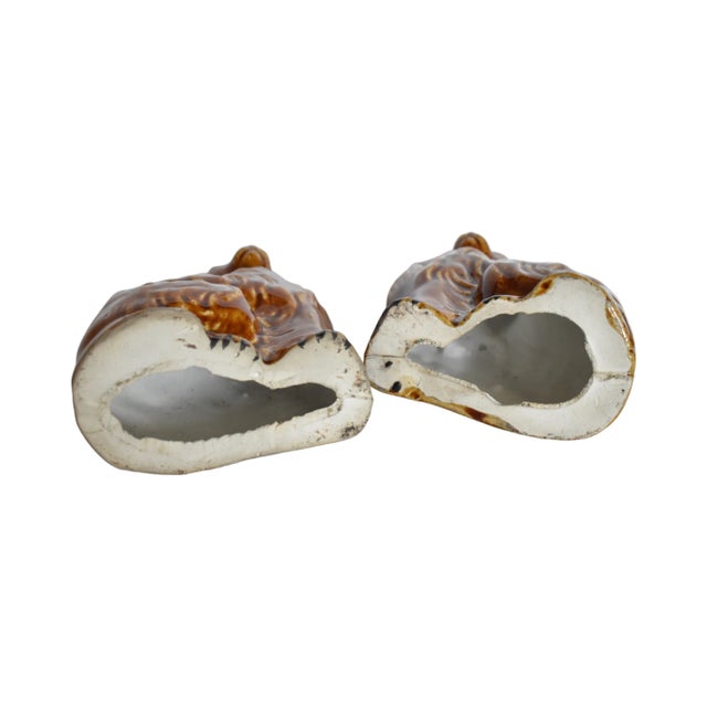 Theodore & Theobald the Treacle Staffordshire Dogs and Their Portraits by Susannah Carson For Sale - Image 11 of 11