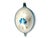 Glass Vintage German Mercury Glass Ornaments S/3 For Sale - Image 7 of 9