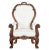 Mid 19th Century Carved Walnut Armchair For Sale - Image 5 of 11
