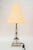1920s Large Art Deco Nickel-Plated Table Lamps with Fabric Shades from Bakalowits & Söhne, 1920s, Set of 2 For Sale - Image 5 of 18