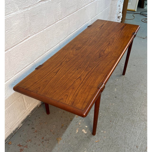 Mid-Century Teak Coffee Table by j.l. Møller of Denmark For Sale In New York - Image 6 of 14