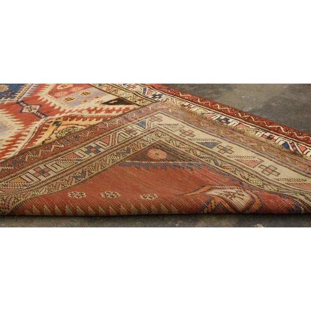 Tribal Antique Caucasian Tribal Rug Runner - 3′1 × 11′8 For Sale - Image 3 of 8