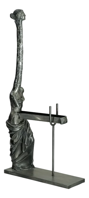 Salvador Dali, Venus with the Giraffe, 1973, Bronze & Silver Plating