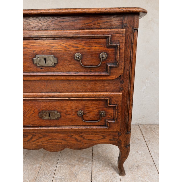 18th Century Antique 18th-Century French Country Commode Chest of Drawers For Sale - Image 5 of 11