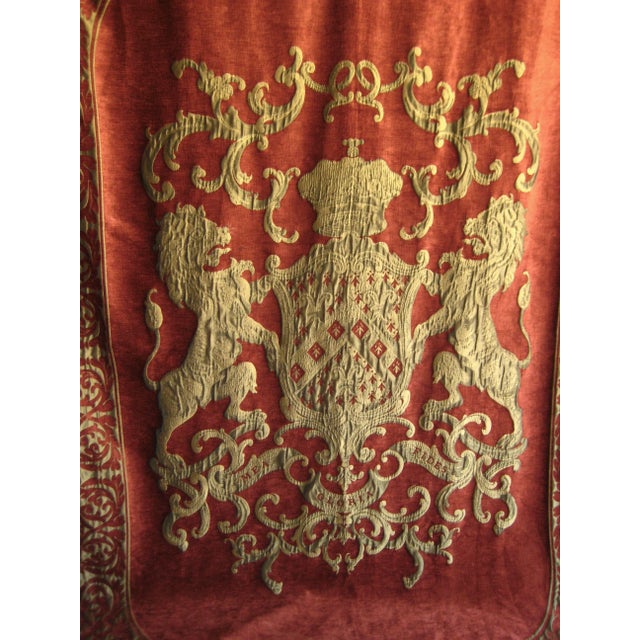20th Century French Royal Coat of Arm Tapestry For Sale - Image 6 of 8