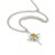 Contemporary Citrine Starburst Pendant, Northern Star Celestial Pendant for Woman For Sale - Image 3 of 4