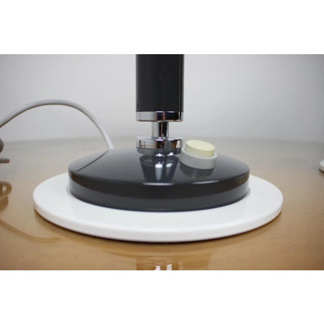 1960s Black and White Table Lamps from Napako, 1960s, Set of 2 For Sale - Image 5 of 13