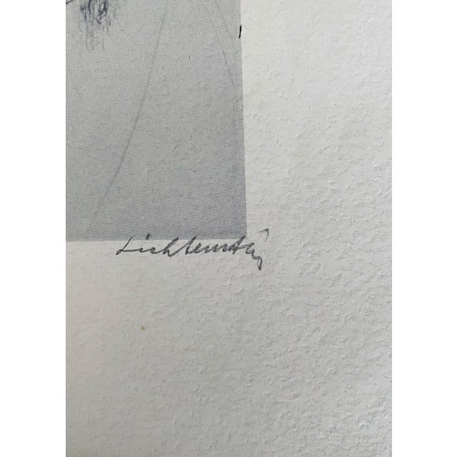 Early 20th Century Isaac Lichtenstein 1, Bezalel School Jerusalem Israeli Judaica Etching - Face For Sale - Image 5 of 7