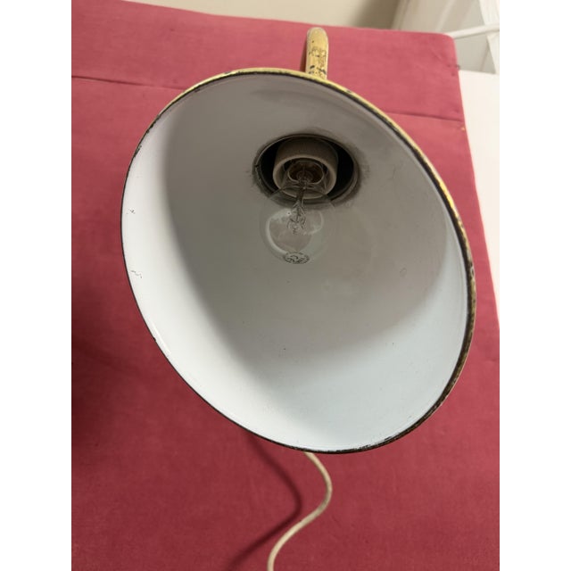 Large Industrial Wall Lamps with Adjustable Parabola Arm in Brass, 1950s, Set of 2 For Sale - Image 10 of 18