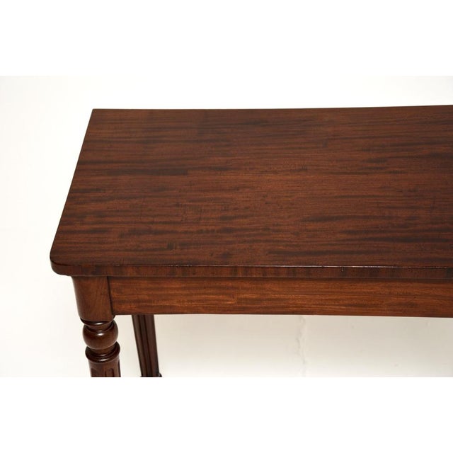 Antique Victorian Console Table, 1840s For Sale - Image 6 of 9