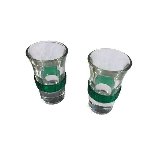 Mid-Century Liquor Dispenser and Shot Glasses, 7 Pieces For Sale In Raleigh - Image 6 of 11