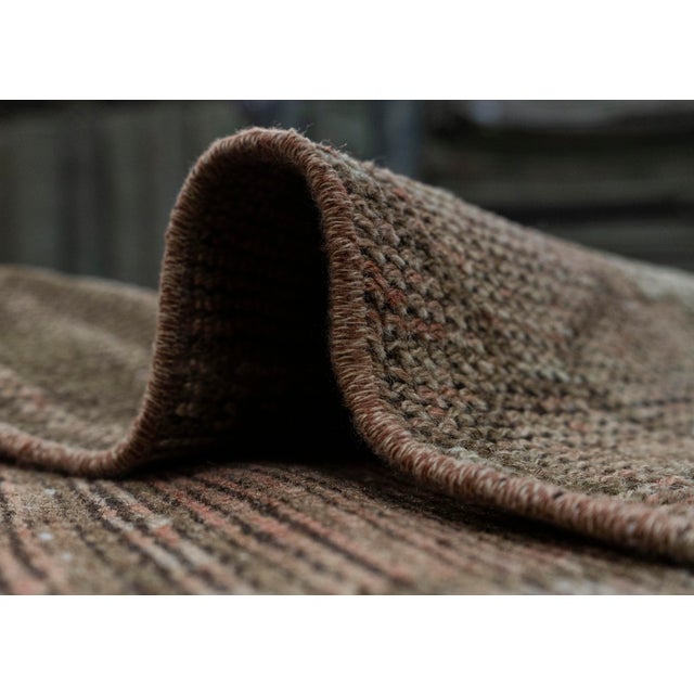 Textile Turkish Vintage Rug 3' x 10'9" #19838 For Sale - Image 7 of 8