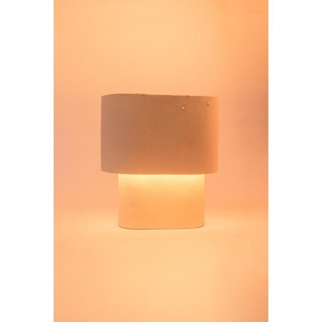 Large Table Lamp in Stoneware with Drops Effect Glaze by Lucas Huillet For Sale - Image 6 of 18