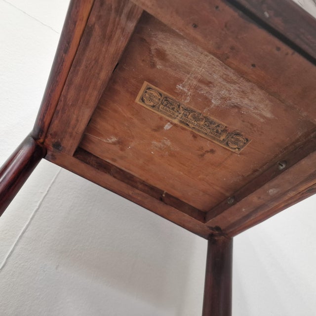 Wood Viennese Secession Cabinet Table by Jacob & Josef Kohn, 1890s For Sale - Image 7 of 12