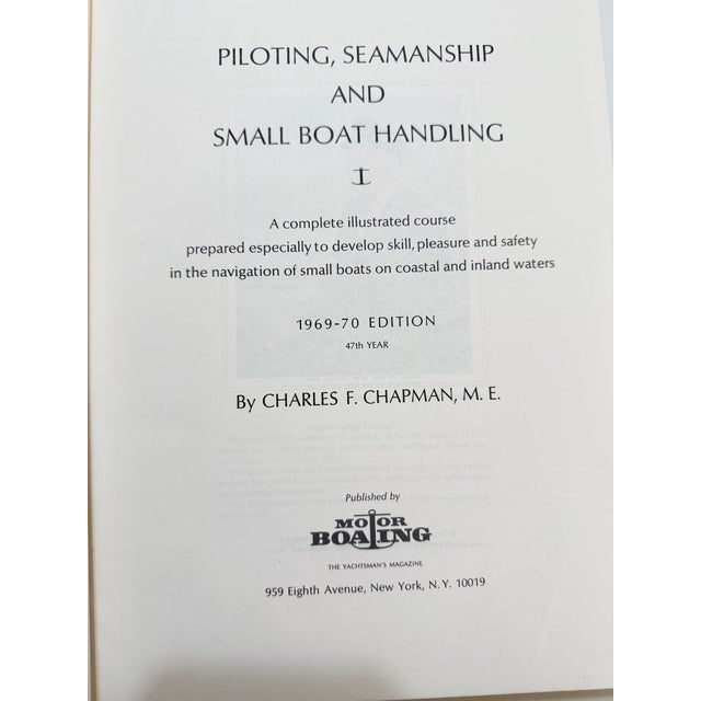 1969 Chapman Piloting Seamanship & Small Boat Handling Book With Original Case For Sale In Portland, OR - Image 6 of 10