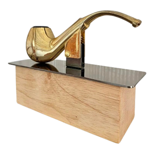 Surrealist Brass Pipe Sculpture (After René Magritte)