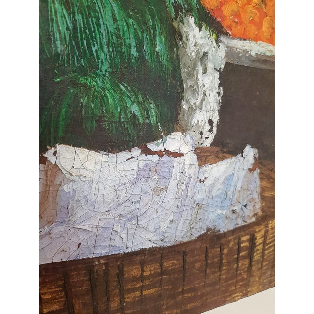 Mid Century Latino Mexico Market Painting For Sale - Image 13 of 16