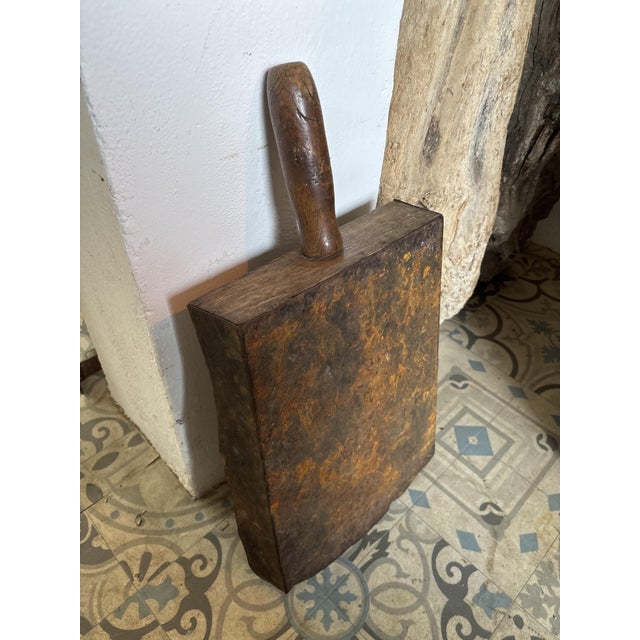 Wood Vintage Wooden and Metal Grain Scoops, 1920s, Set of 2 For Sale - Image 7 of 10