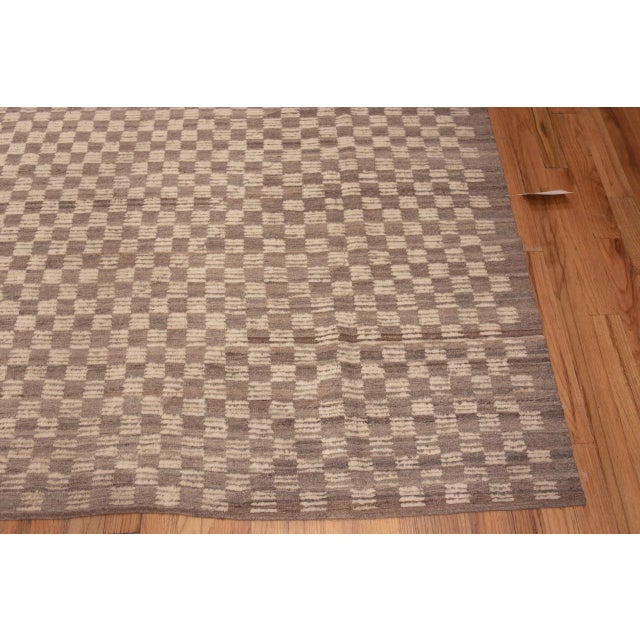 Nazmiyal Collection Large Tribal Modern Area Rug For Sale - Image 4 of 7