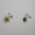 Mid-Century Modern Vintage Italian Green Lacquered Metal and Opaline Glass Sconces, 1950s, Set of 2 For Sale - Image 3 of 9