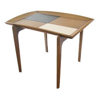 Mid Century Modern Checkerboard Table Attributed to John Keal for Brown Saltman For Sale