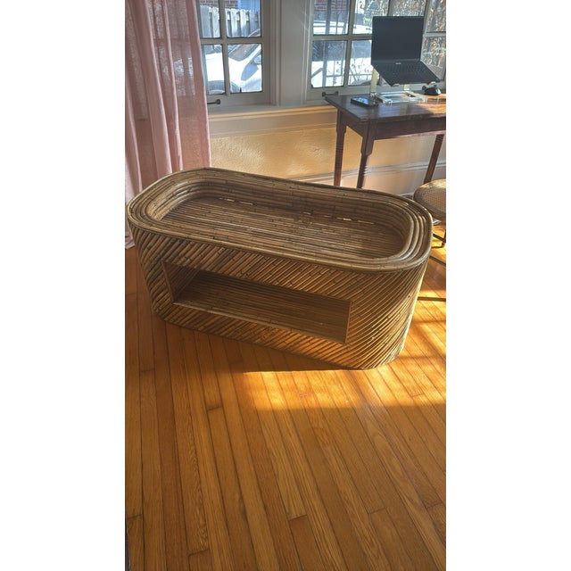 Mid 20th Century Split Reed Coffee Table For Sale In Jacksonville, FL - Image 6 of 6