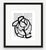 Black & White Abstractions No. 6 is a sophisticated contemporary abstract work by artist Diane Grant, originating from a...