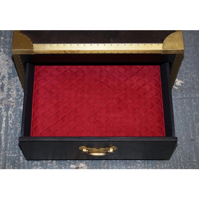Cumberland Coffee Table with Red Velvet Lining from Timothy Oulton For Sale - Image 5 of 18