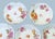 Antique French Limoges Floral & Gold Porcelain Bowls - Set of 8 For Sale - Image 12 of 14