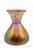 Glass vase, manufactured by johann loetz witwe, pg 3/492 decoration, production number ii/963, ca. 1903, bohemia, art...