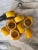 Vintage Italian Yellow Ceramic Napkin Rings - Set of 8 For Sale - Image 11 of 14