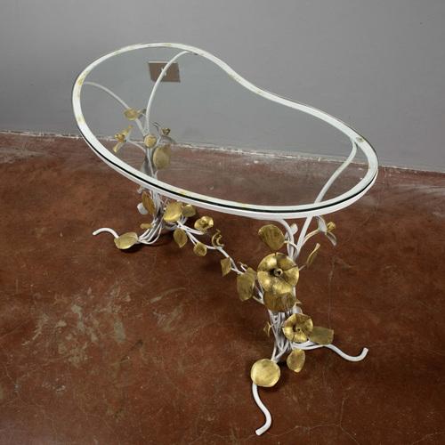 Metal Wrought Iron Coffee Table with Glass Top, Italy, 1990s For Sale - Image 7 of 10