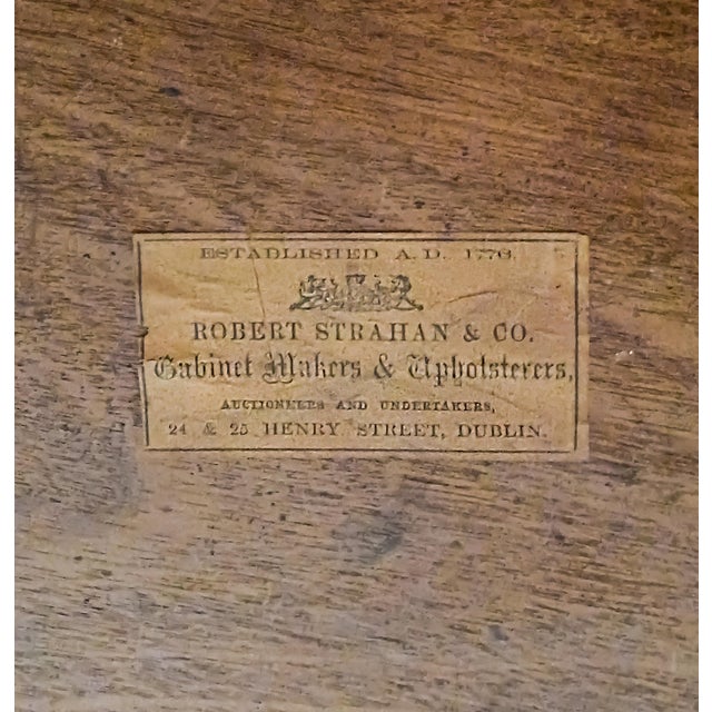 Mahogany Etagere on Bronze Casters, by Robert Strahan, Dublin, Mid-19th Century For Sale - Image 11 of 18