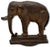 American Hard to Find Large Antique American Cast Iron Standing Elephant Doorstop by Bradley & Hubbard - Circa 1920s For Sale - Image 3 of 12